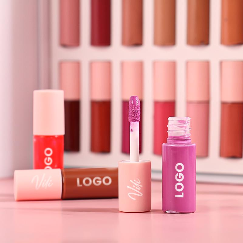 Mini Bottle Lip Gloss Set - Cross-Border Hot Seller (No Logo)