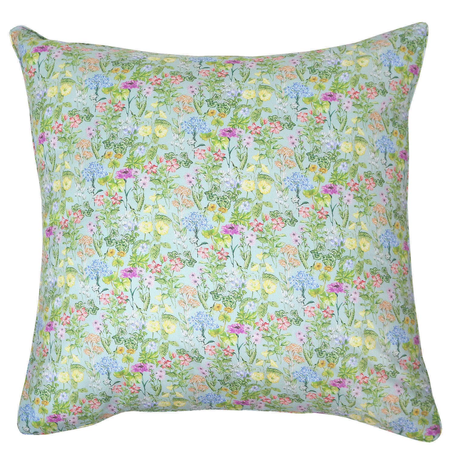 

DDintex FLORET LONDON Cushion 45x45cm Cover, Poet s Meadow, Turquoise, [Liberty Print]
