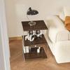 Acrylic Coffee Table Modern Floating Sofa Side Table Simple Living Room Standing Cabinet Furniture Storage Table Side Bed Tables