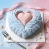 Unique Heart Silicone Molds Fondant Mousses Cake Molds Making Pastry Chocolate Molds Baking Decorating Tool Nonstick
