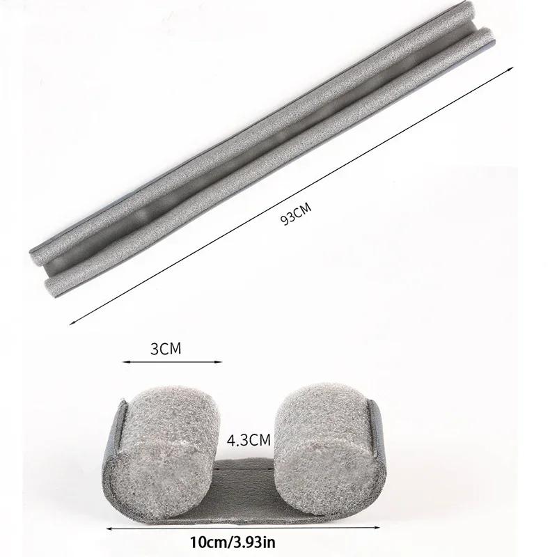 Klippbar Dörrbottentätning Flexibel Ljudblockerare Dubbel Skumstoppare Ljudisolerande Dammvattenavvisande Isoleringstätning