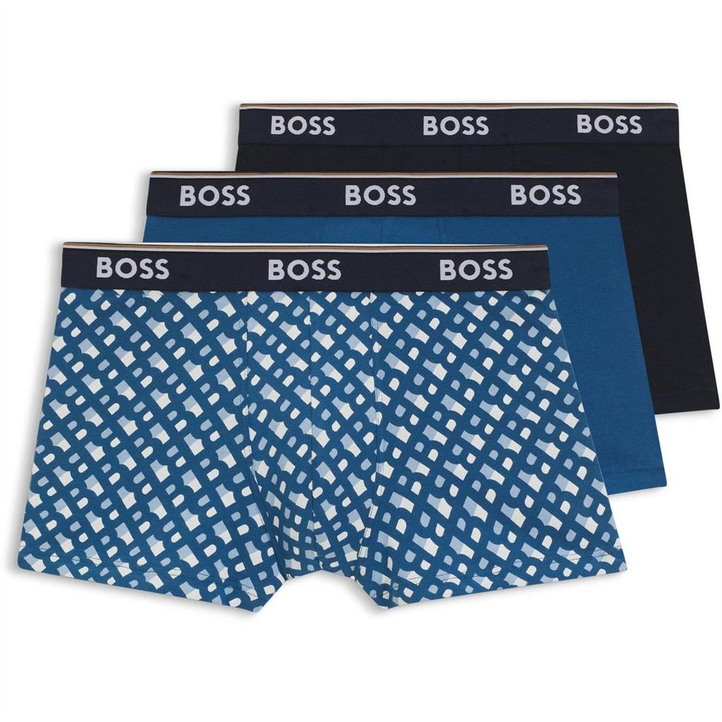 BOSS Mens Bodywear Logo Boxer Shorts (Pack of 3)