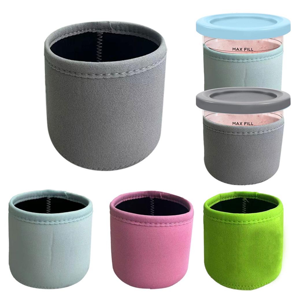 4PCS Boot Covers Protective Sleeve Insulated Ice Cream Cup Sleeve Water Bottle Boot Cloth Material Suitable for Cups