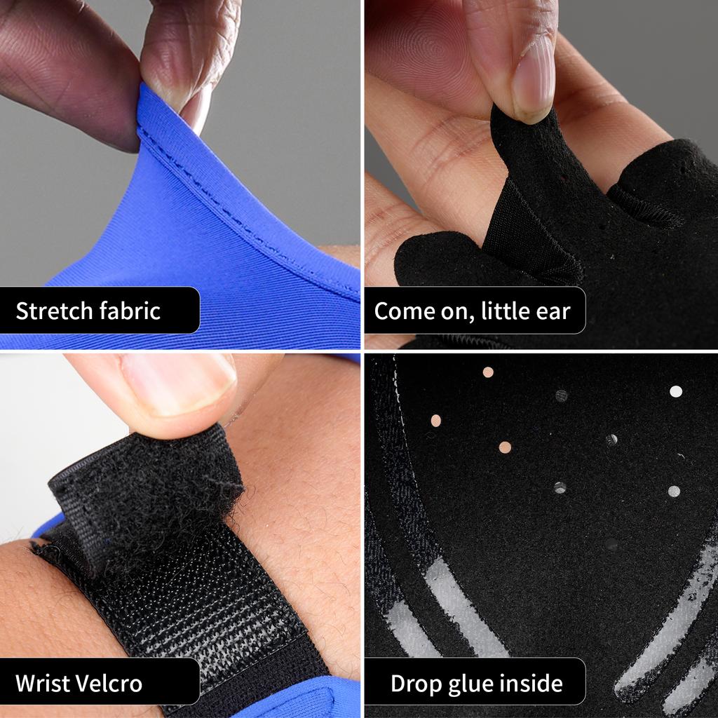 Men Women Fitness Gloves Wrist Support Breathable Non-slip Gel Pad for Weightlifting Gym Training Bodybuilding Sports Palm