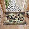 Simson Oldtimer Motorrad Teppich, geeignet für Wohnzimmer, Schlafzimmer, Spielzimmer, Computerraum und Heimdekoration.