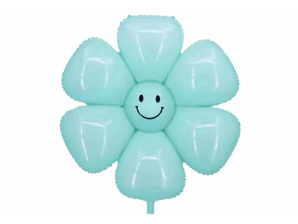 Daisy-Shaped Smiling Sunflower Balloon Decoration for Children's Birthday Party