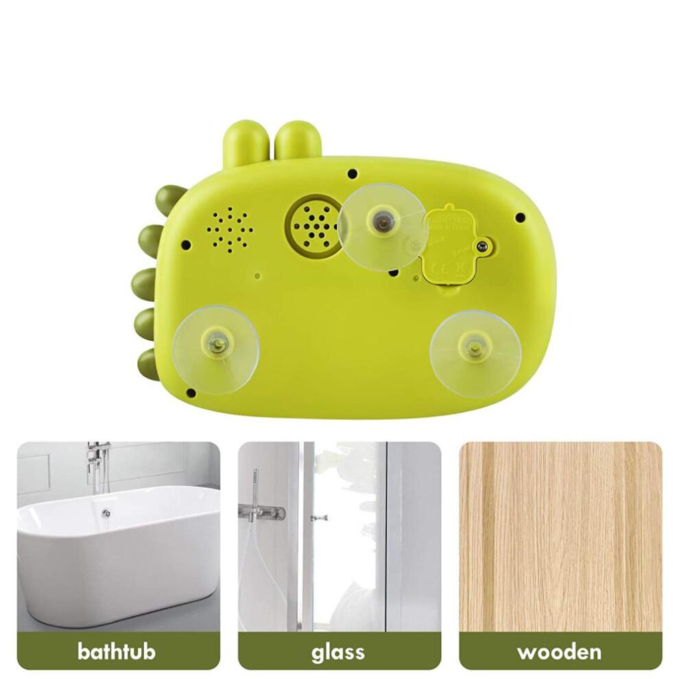 Dinosaur Bubble Maker: Bath Toy For Toddlers, Automatic Bubble Machine, Creates A Fun And Safe Bath Environment