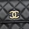 Chanel Mini Matrasse Shoulder Bag Lambskin Black Women Used