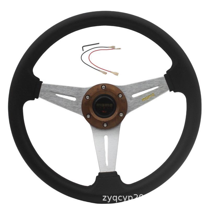 Volante de Carreras de PU de 14 Pulgadas para Karts