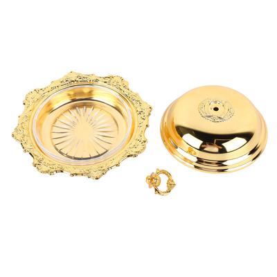 Manteigueira Redonda Vintage Decorativa Prato de Servir Manteiga com Tampa para Geladeira Bancada