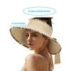 Foldable Straw Hat Sun Protections Large Brims Cap For Vacation Hiking And City Walking Women Outdoor Fashion Accessories