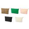 Cosmetic Bag Compact Quilted Makeup Bag with Top Zipper Closure Spacious Inner Pocket Travel Organizer Handbag Makeup Pouch