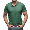 Men's Summer Solid Round Neck Short Sleeved T-shirt