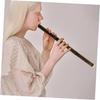 Ibasenice Bamboo Purple Bamboo Vertical for Traditional Chinese Compact Clear Perfect for Practice 6-Hole Flute, Flute, Beginners, Instrument, Size,