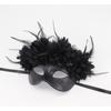Feathered Masquerade Mask Halloween Party Eye Mask Half Face Mask for Women Cosplay Masquerade Decoration Eyewears