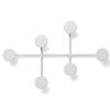 Modern Wall Mounted Modular Coat Racks Entrance Hall Hat Bag Clothing Cheap Storage Hanger Portable Bedroom Wall Clothes Aesthetic Organizer Shelf