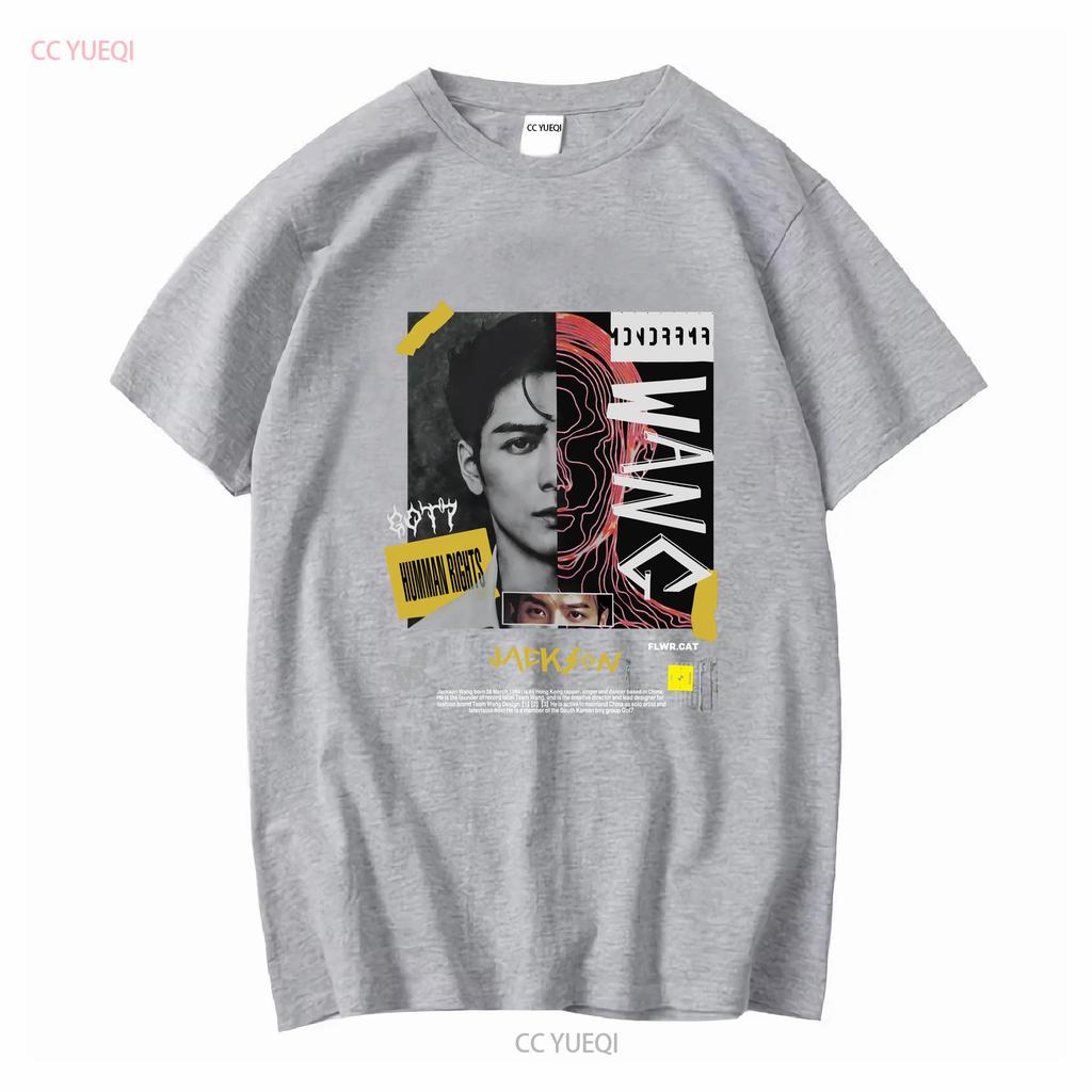 Got7 Jackson Wang Retro Bootleg T Shirt Kpop Merch For Her Or Him Long Short Sleeves Vintage Washed Stylish Slightly