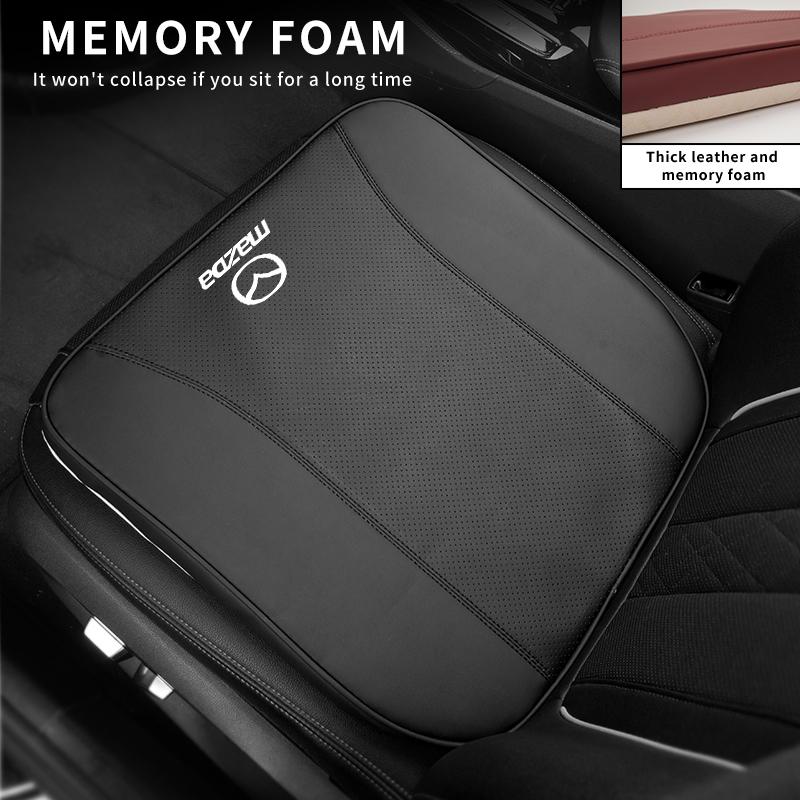 Car Seat Pad Anti-slip Protect Seat Cover Mat Leather Cushion For Mazda Axela 6 3 5 2 CX5 CX7 CX9 CX30 RX8 MX5 Atenza
