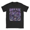 Men Women Cotton Hipster T-Shirts Freddys Bonnie T Shirt for Crew Neck Tee Shirt Short Sleeve Clothing Gift Idea
