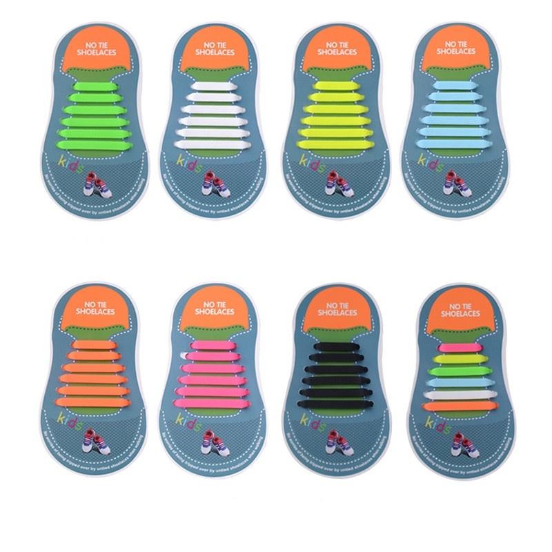 Silikonové tkaničky Lazy Elastické Silikonové tkaničky Unisex Elastické tkaničky T-kravata Creative No Tie Guma