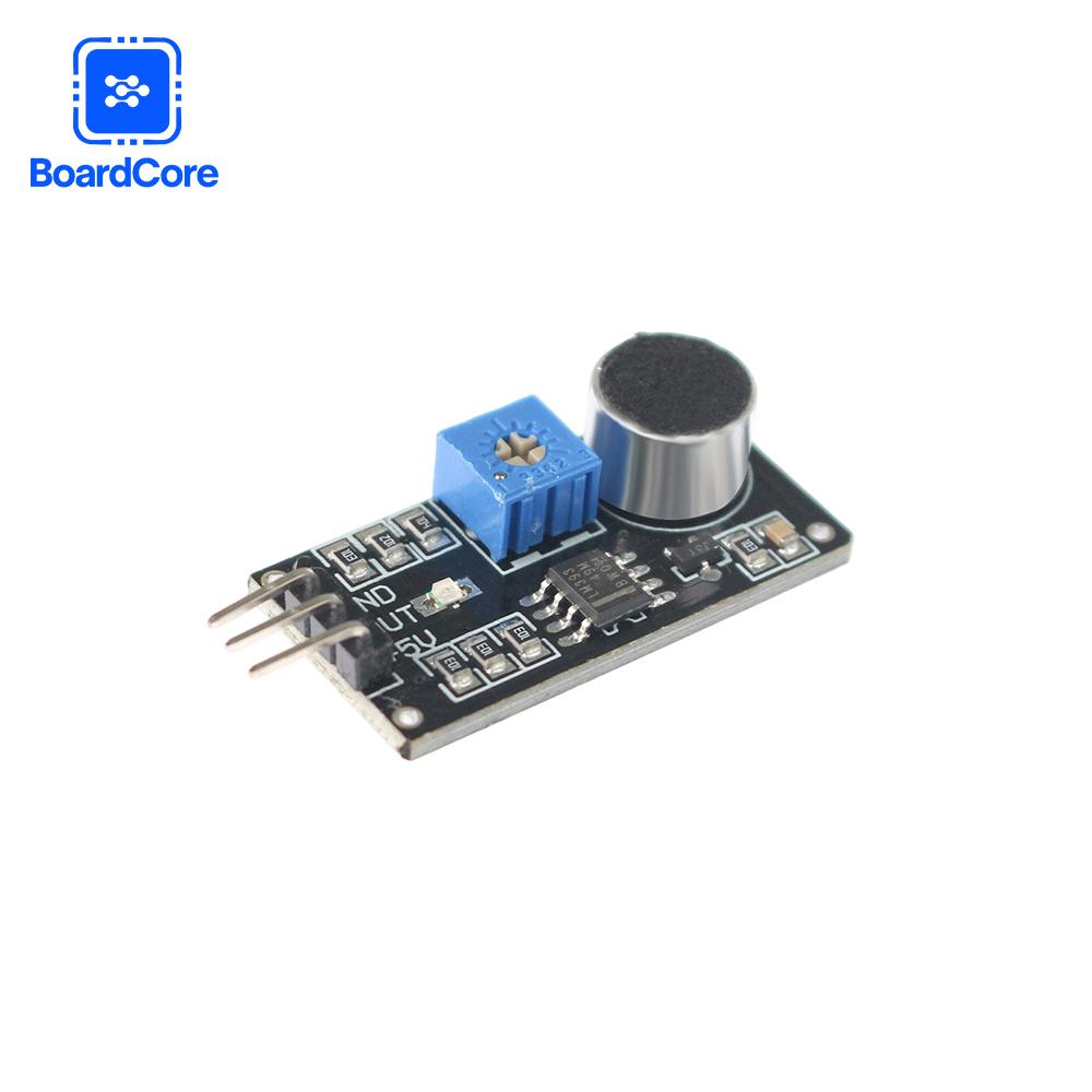 Sound Sensor Module Voice Sound Detection Sensor LM393 Chip Electret Microphone DIY Kit