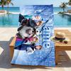 Custom Name Frozen Friends Stylish Printed Beach Towel,a Quick-drying, Absorbent Mat Suitable for the Beach, Pool, Gym, and Travel Fans Gift