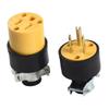 Hassle Male & Female Wire Replacement Ends 3 Prong Extension Cord