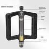 Light Weight Nylon Mountain Bicycles Pedals Seal Bearings Wide Flat Cycling Pedals Nonslip Road Bicycles Pedals Enduring