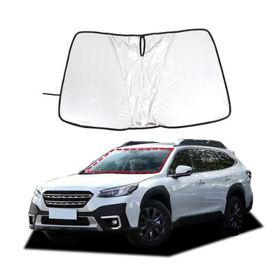 Sauicemy Auto-Sonnenblende für Subaru Outback UV Windschutzscheibe Sonne Vorne Auto Auto Sonne Licht Hitze Auto Custom Teile Draht (2020-2024), Schutz, Visier,