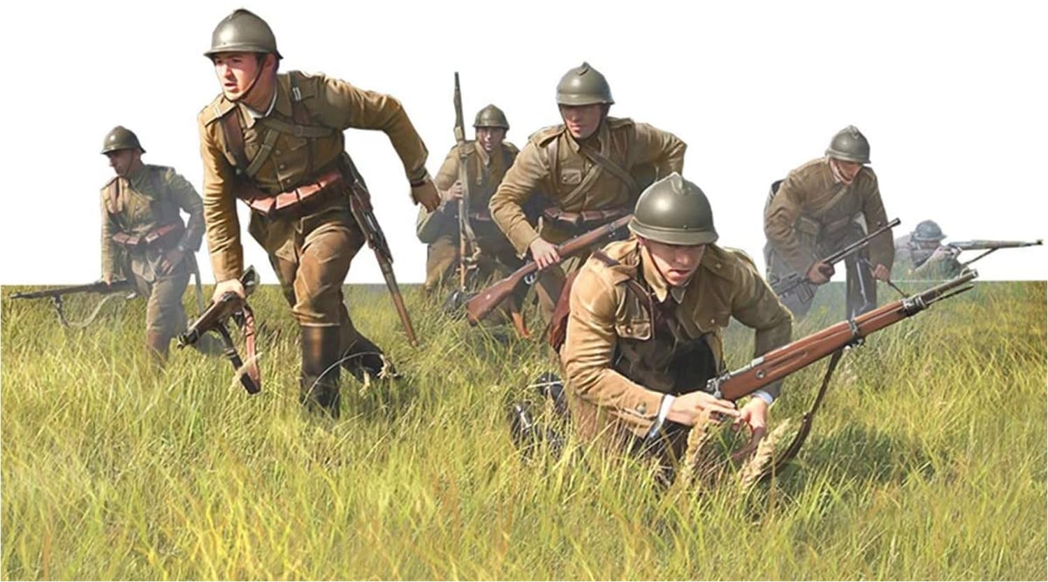 

FTF Polish Uhlan cavalry unit infantry combat 15 pieces plastic model PF72066 1/72