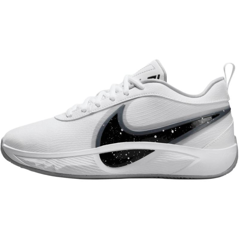 Nike Giannis Freak 6 Abrasion Resistant Low Top Children's Basketball Shoes White Black Sneakers FQ7378-101