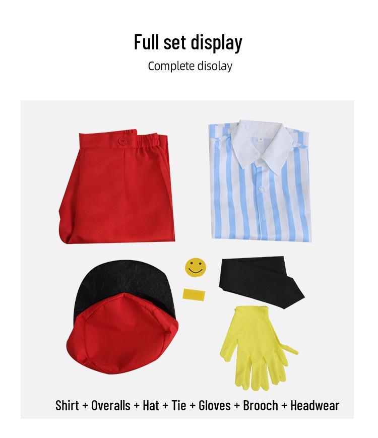 Heavy Bass Anime Hypnotist Full Cosplay Costume Set