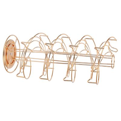 Coffee Capsule Holder 360 Degree Rotating Coffee Pod Storage Rack for DOLCE/ESPRESSO/CAFFITALYL Gold