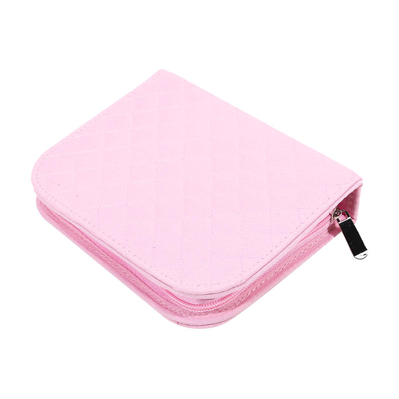Portable Knitting Kit Case Organizer Bag Crochet Hook Zip Storage Bag DIY Sewing Needle Accessories Set Storage Bags