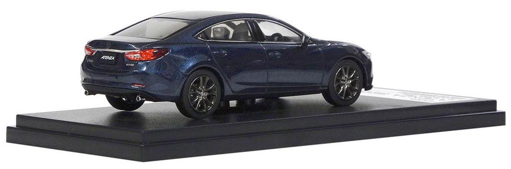 INTERALLIED Hi Story 1/43 Scale Mazda Atenza Sedan (2016) Deep Crystal Blue Mica Finished Model