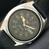 USED VINTAGE SEIKO 5 AUTOMATIC 7009A JAPAN MENS BLACK DIAL WATCH A434553-2 R121-a434553