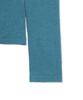 Michiko London Koshino Ruffle Off-Shoulder Cardigan Teal Blue