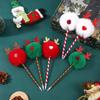 6 Stück Weihnachten Themen Kugelschreiber Lustiger Weihnachts-Schreibstift für Jungen Mädchen Schüler Klassenbelohnung, Strumpffüller