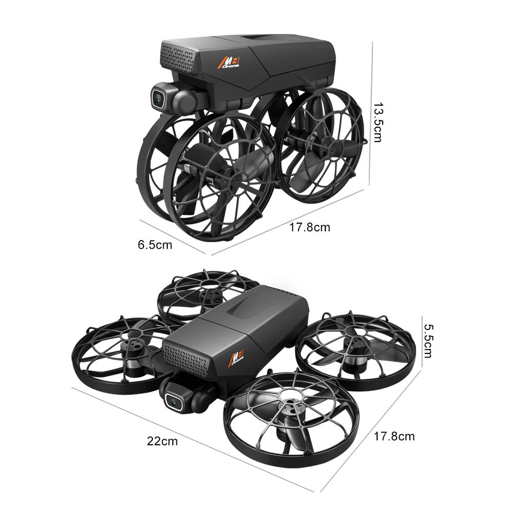 Genuine M8 RC Foldable Drone with Screen Brushless Motor Obstacle Avoidance 8K Profesional HD Dual Camera WIFI Quadcopter Toy