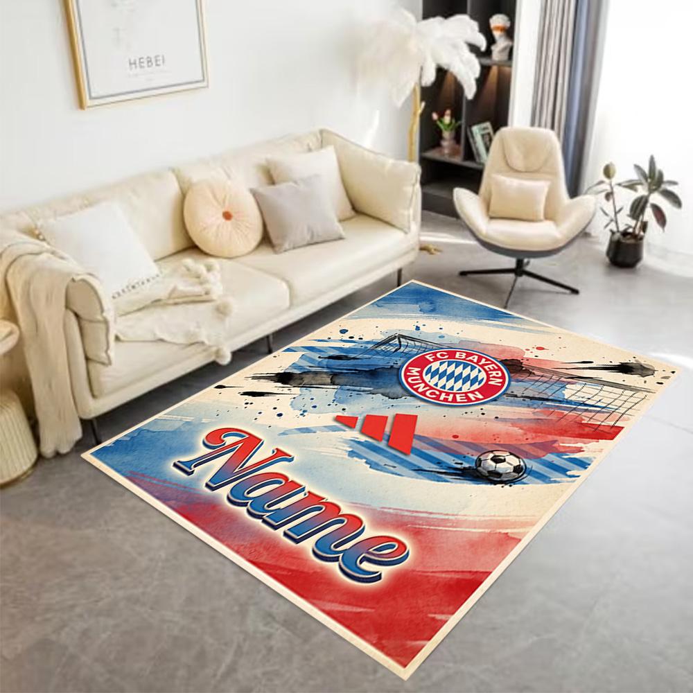 Bayern Munich Champions Floor Rug Office Rug Perfect for Entryway Study Room Decorate Room Dining Room Antislip Carpet Office Home Decor