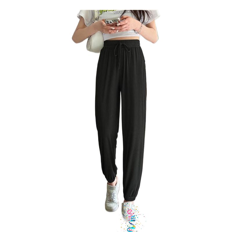 Été Femmes Pantalon Lanterne Décontracté Léger Pantalon de Jogging Anti-Moustiques