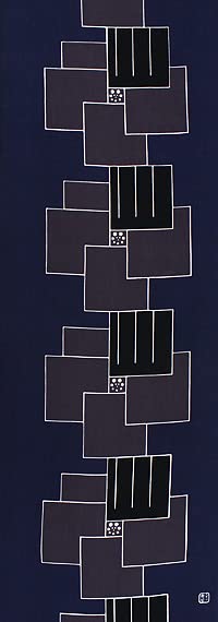 

Dyeing Anbo Hand Towel Plum Authentic Dyed Cotton Made in 35cm x 100cm Large Blossom, Purple 100% Tokuoka, Japan, фиолетовый