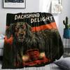 Dark and Terrifying Animals Print Flannel Blanket,High quality Comfortable for All Seasons,Home Decor,Warmth and Comfort,Perfect for Christmas Gifts