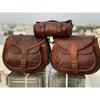 Leather Motorcycle 3 Saddlebags Luggage Bag For Sportster New Unique Design