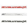 ydcp10 Car ABS Rear Trunk Letters Words Logo Badge Emblem Decals Sticker For Mitsubishi EVOLUTION X EVO Styling Decoration Accessories