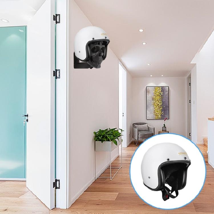 Realistic Skull Helmets Display Stand Support Rack For Collectors Enthusiasts Adding A Touch Of Personality To Any Room
