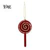Indoor Christmas Tree Ornament Set Flocked Ornaments with Gold Edging, Retro Red Velvet Hanging Soft Flocking Fabric Holiday Decor Decoration,