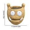 Funny Expression Flower Pot Cute Facial Expression Modern Resin Desk Decor Cactus Planter Funny Pots For Office Decoration
