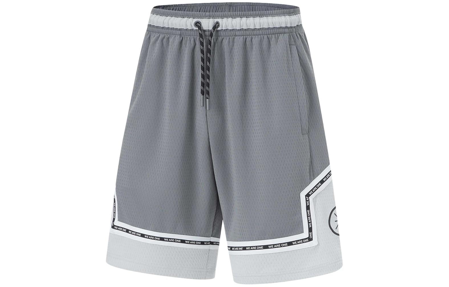 Li Ning Sports Shorts Men s Shadow Gray Mist Gray AAPU061-1 S