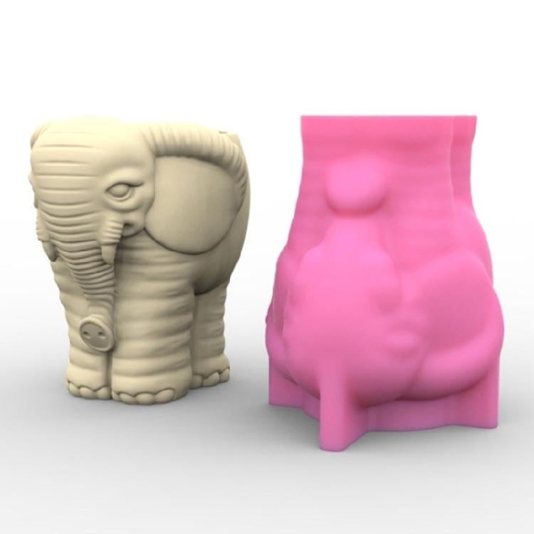 Elefant Stifthalter Blumentöpfe Silikonformen Epoxidharzform DIY Sukkulente